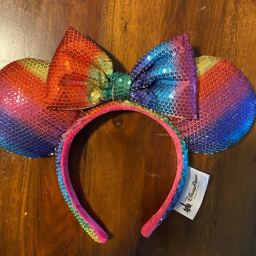 Minnie Mouse Rainbow ears